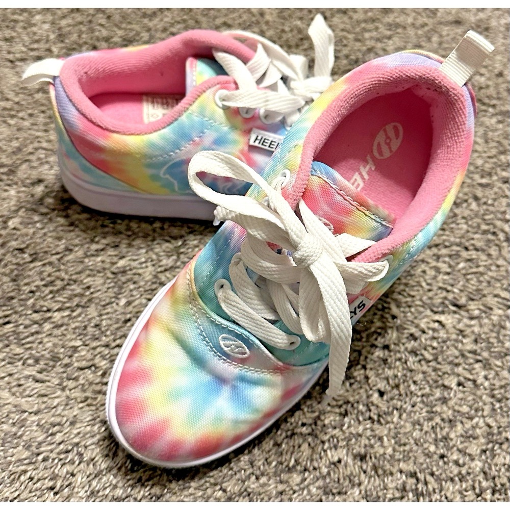 Heelys Girls' Pro 20 Prints Ivory Ella Shoes Tie Dye Size Youth 2